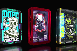 display your art into a unic 3d nft card