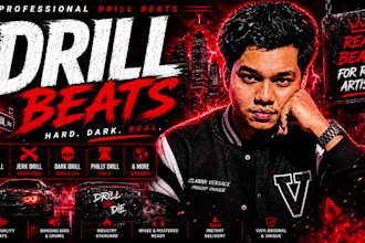 make dark, sexy and jerk drill beats for you