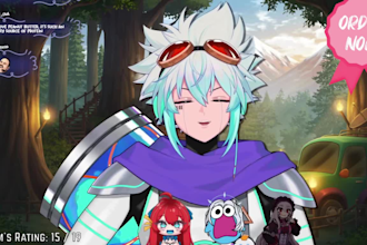 create live2d, 3d vtuber vriod character model, vrm, rigging, mmd