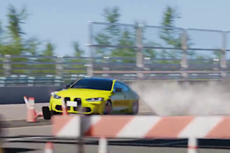 do 3d cinematic car chase animation ultrarealistic car model, vfx, game asset