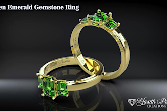 do 3d jewelry design and do rendering