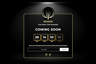 design coming soon page, shopify password page with lead capture and automation