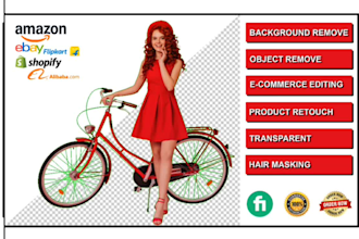 do background removal, remove object and ecommerce photo editing