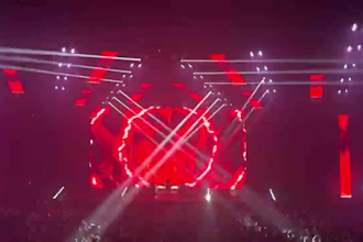 create 3d concert visuals vj loop, for led wall resolume and novastar