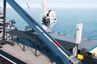 create 3d industrial animation offshore subsea construction subsea cable install