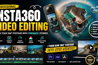 stitch and professionally edit your insta360 videos