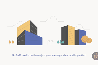 create minimal saas explainer video, 2d animated video