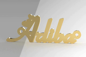 design your any customized name necklace