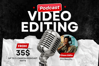 do podcast video editing