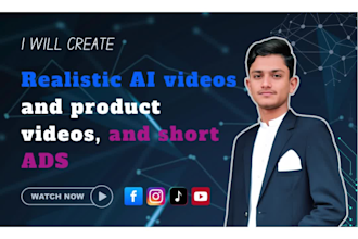 create realistic ai videos for products  and branding