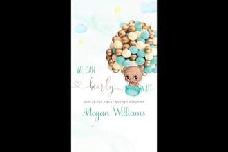 make baby shower invitation videos