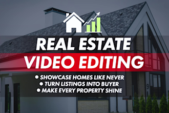 do real estate video editing