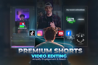edit professional shorts reels tiktok video for social media