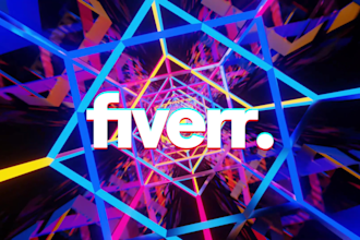 do custom vj loop dj visuals and logo animation