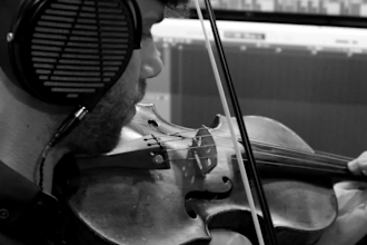 personally record a live orchestral strings section using violin, viola, cello