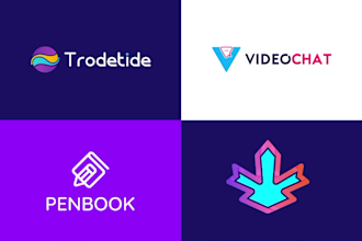 create minimal flat luxury logo or copyrighted vector company icon