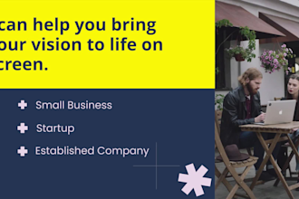 produce a live action advertising video for your business