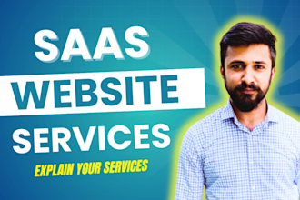 design a modern saas or startup website that converts visitors