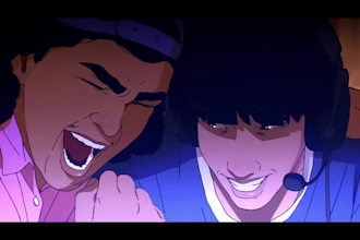 2d music video animation, 2d anime animation, fighting style meme animation,