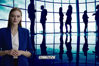 create dynamic potential ai spokesperson video for your any business