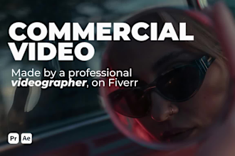 create cinematic commercial promo video ads