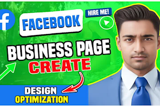 do facebook business page creation, fb fan page setup, banner, cover design