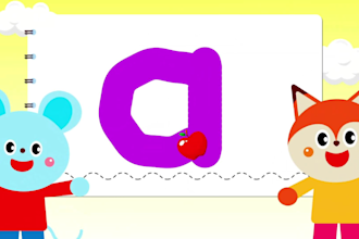create kids learning videos