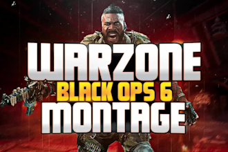 edit your call of duty black ops 6, warzone montage