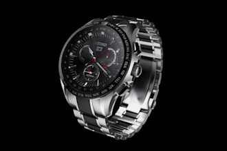 realistic 3d watch animation and product rendering, 3d watch rendering