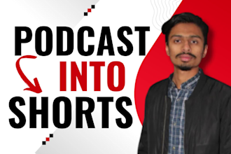 edit tiktok, ig reels, yt shorts from your podcast videos