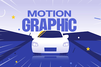 create professional 2d animation and motion graphics