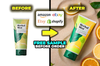 do lifestyle product photo editing for amazon shopify etsy