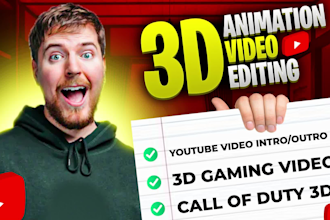 make cinematic 3d documentary intros and outros for youtube