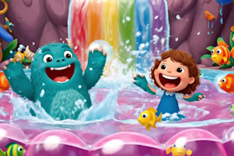 create children story book promotional video trailer