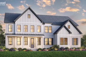visualize 3d architecture exterior render front elevation facade design of house