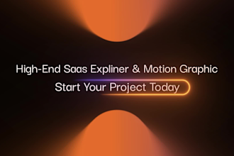 do lottie animation, saas explainer and motion graphics for web