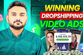 create dropshipping video ads or shopify facebook video ads