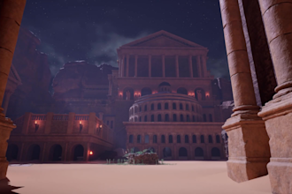create cinematic game scenes, environments and concept art