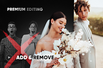 professionally add or remove object, person, edit a background in photoshop