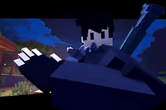 make minecraft animation, 3d minecraft animation video, short for you
