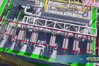 create 3d industrial animation, maritime logistic offshore oil and gas animation