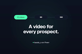 create personalized videos for your cold email outreach