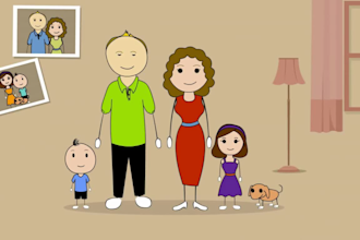 create stickman animation, stick figure, stickman 2d animation and doodle art