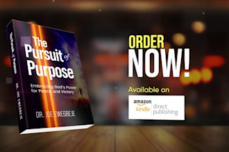 create stunning 3d book promotional video, book promo, book trailer