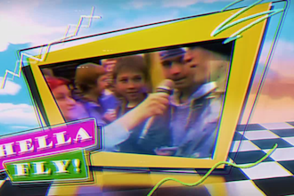 customize 90s animation TV style video clip