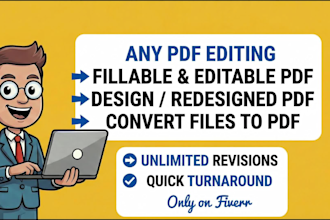 convert any pdf into fillable or editable format