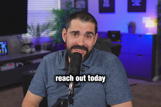 create a male podcast style ugc tiktok ad