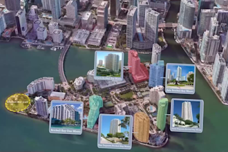 do real estate promo map animation with video editing