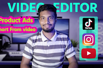 provide video editing services and edit short from video thats premium quality