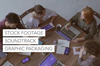 create a video from stock footage for you